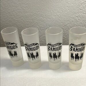 3 Amigos Tequila Shot Glasses